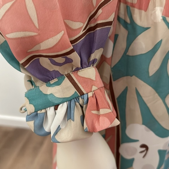 Vintage 80’s Raul Blanco Petites 💯 silk dress! - Picture 6 of 14